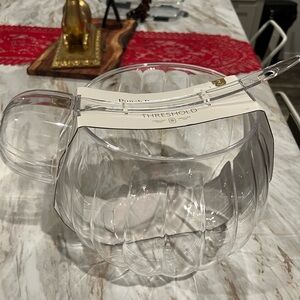 Threshold Transparent Punch Bowl with Ladle